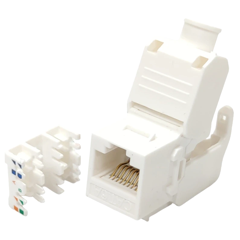 Модуль з'єднувальний безінструментний LW KeyStone RJ45 UTP Slim (3009558144) Модуль з'єднувальний безінструментний LW KeyStone RJ45 UTP Slim (3009558144)