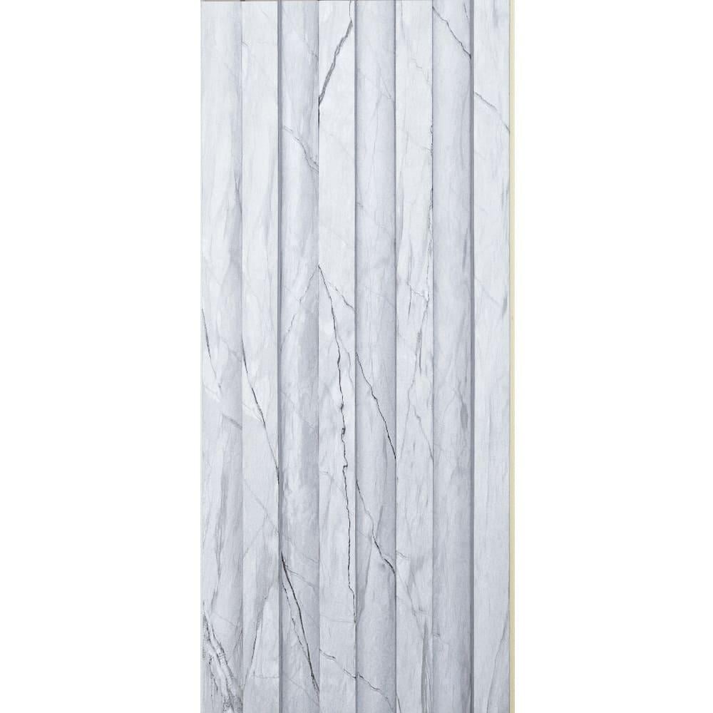 Декоративная стеновая рейка Sticker Wall WPC 165x3000x23 мм Мрамор (SW-00001862)