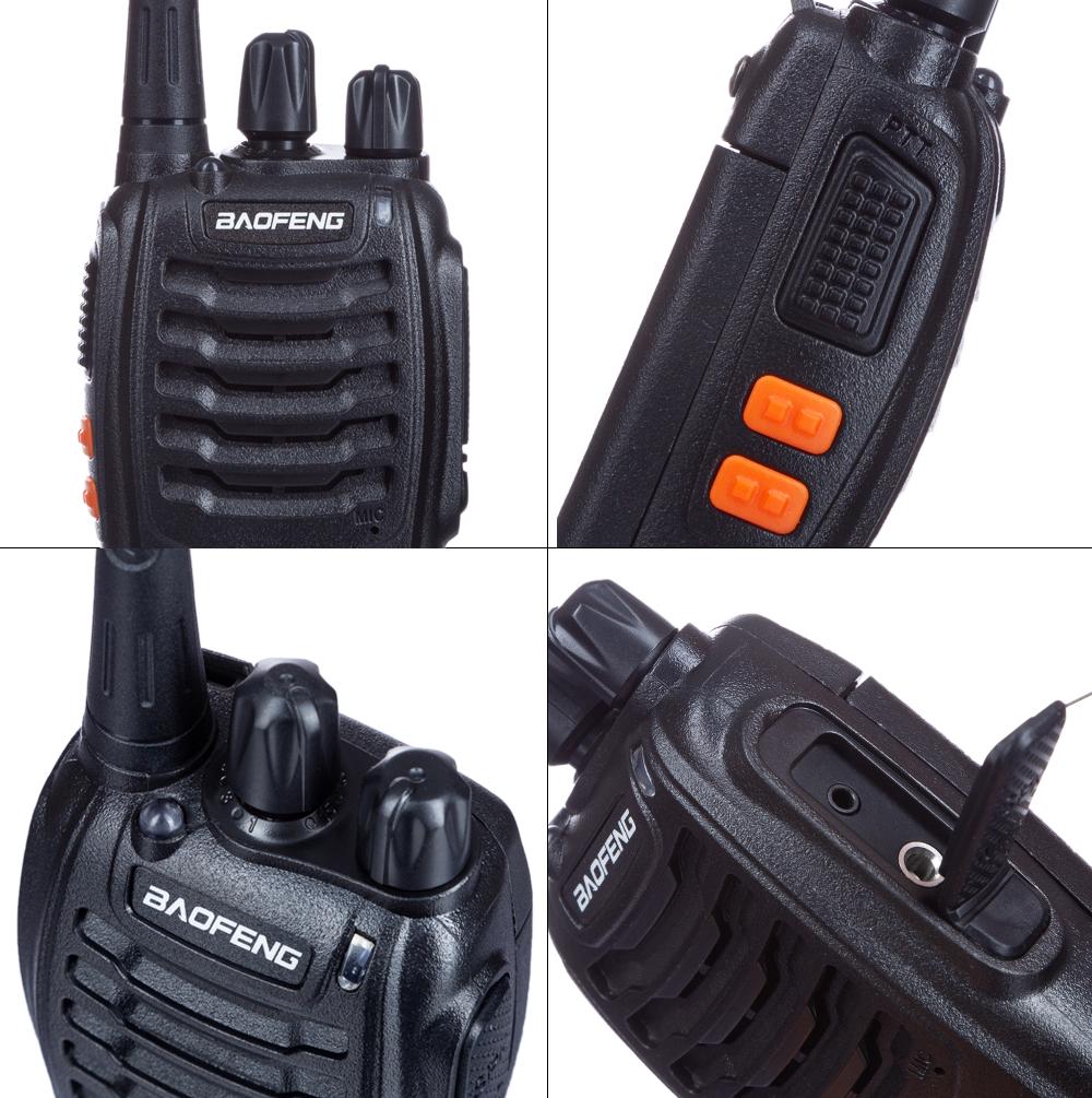 Портативна рація Baofeng BF-888S комплект 2 шт. UHF 5 Вт 1500 мАг з гарнітурою (7e0799b0) - фото 6