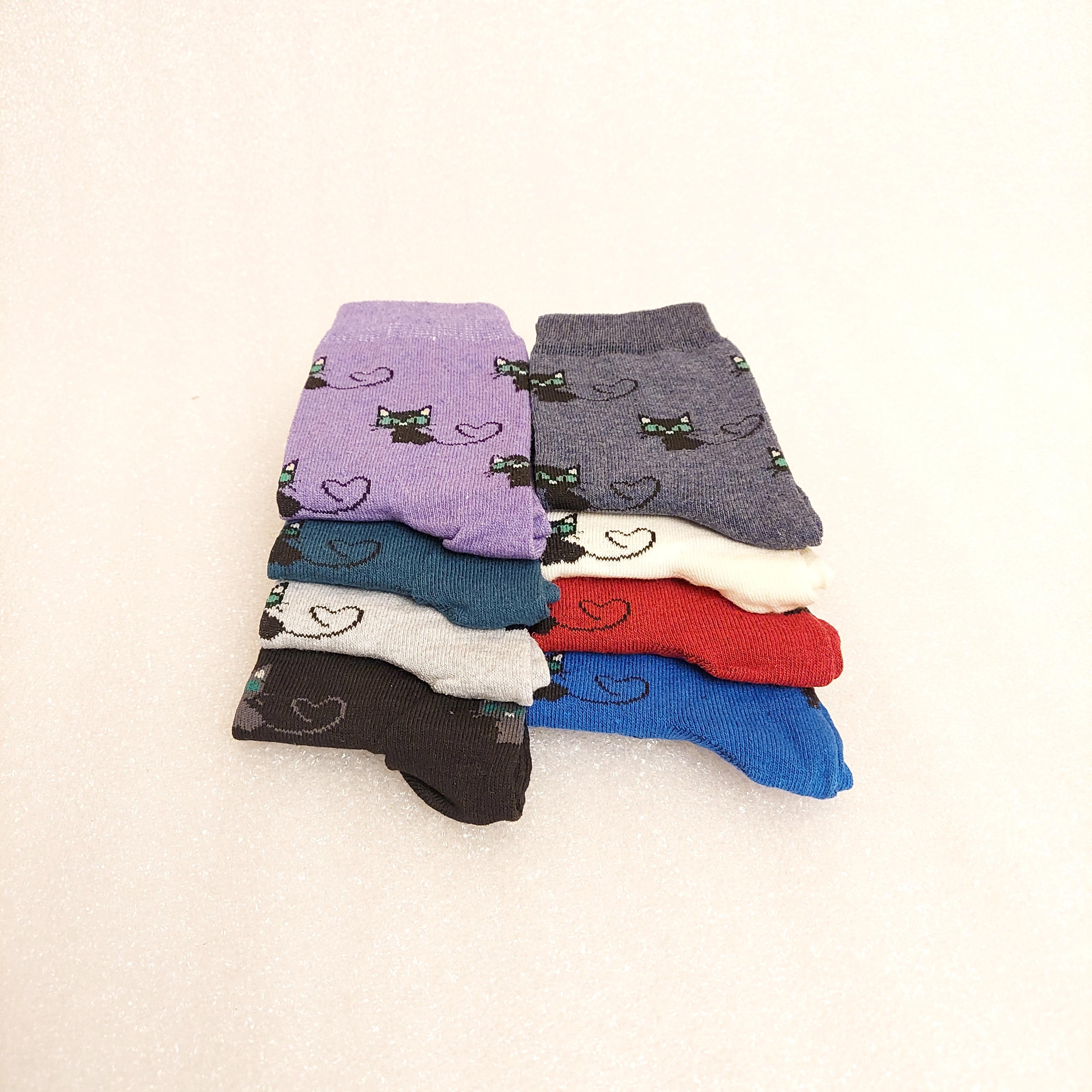 Набір шкарпетки жіночі демісезонні Житомир Cat 12 пар р. 38 Різнокольорові (0518) - фото 3 Набір шкарпетки жіночі демісезонні Житомир Cat 12 пар р. 38 Різнокольорові (0518) - фото 3