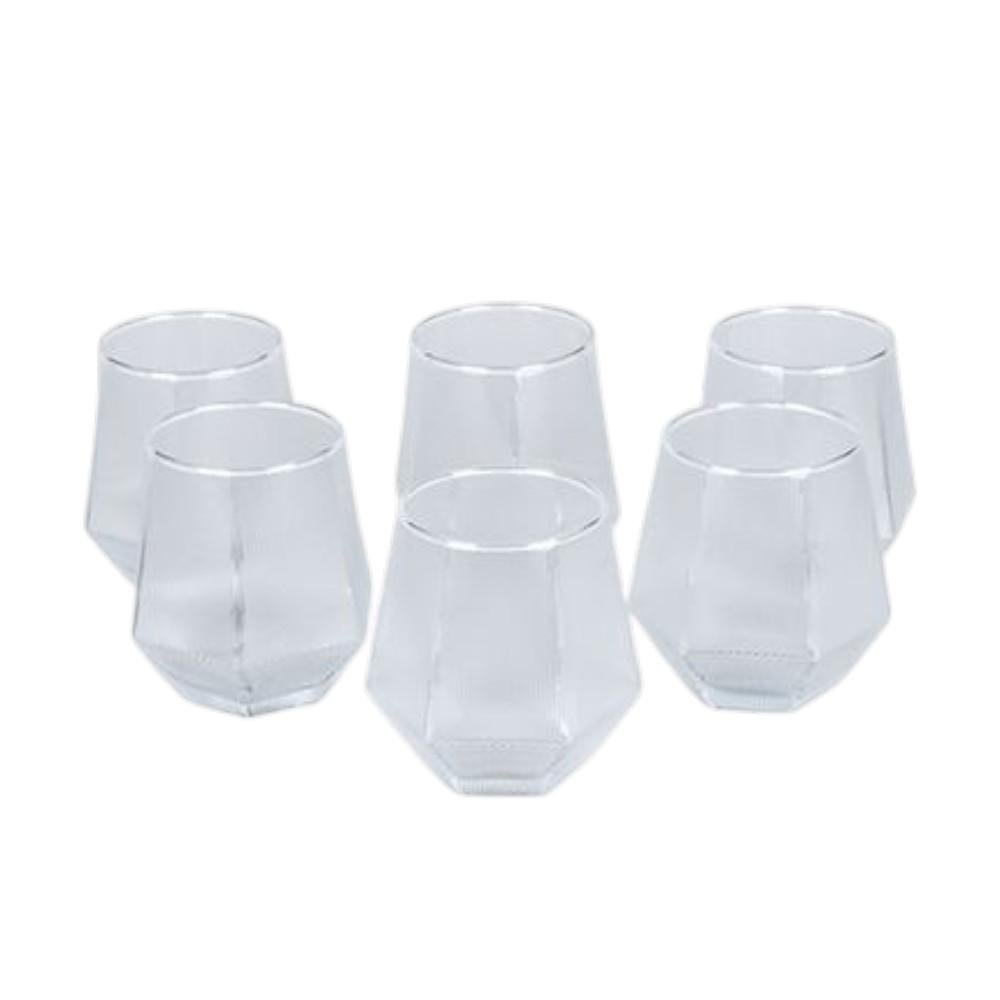 Набор стаканов для крепких напитков Deli Glass ESS163-28 6 шт. 310 мл Прозрачный (R101146)