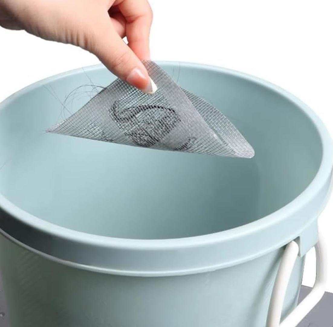 Самоклеючий фільтр-сітка для зливу у ванній/душі/раковині одноразовий 10 шт. Сірий (2610823787) - фото 4 Самоклеючий фільтр-сітка для зливу у ванній/душі/раковині одноразовий 10 шт. Сірий (2610823787) - фото 4