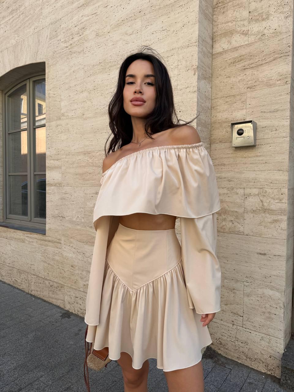 Комплект жіночий софт р. 46/48 Бежевий (31973446)