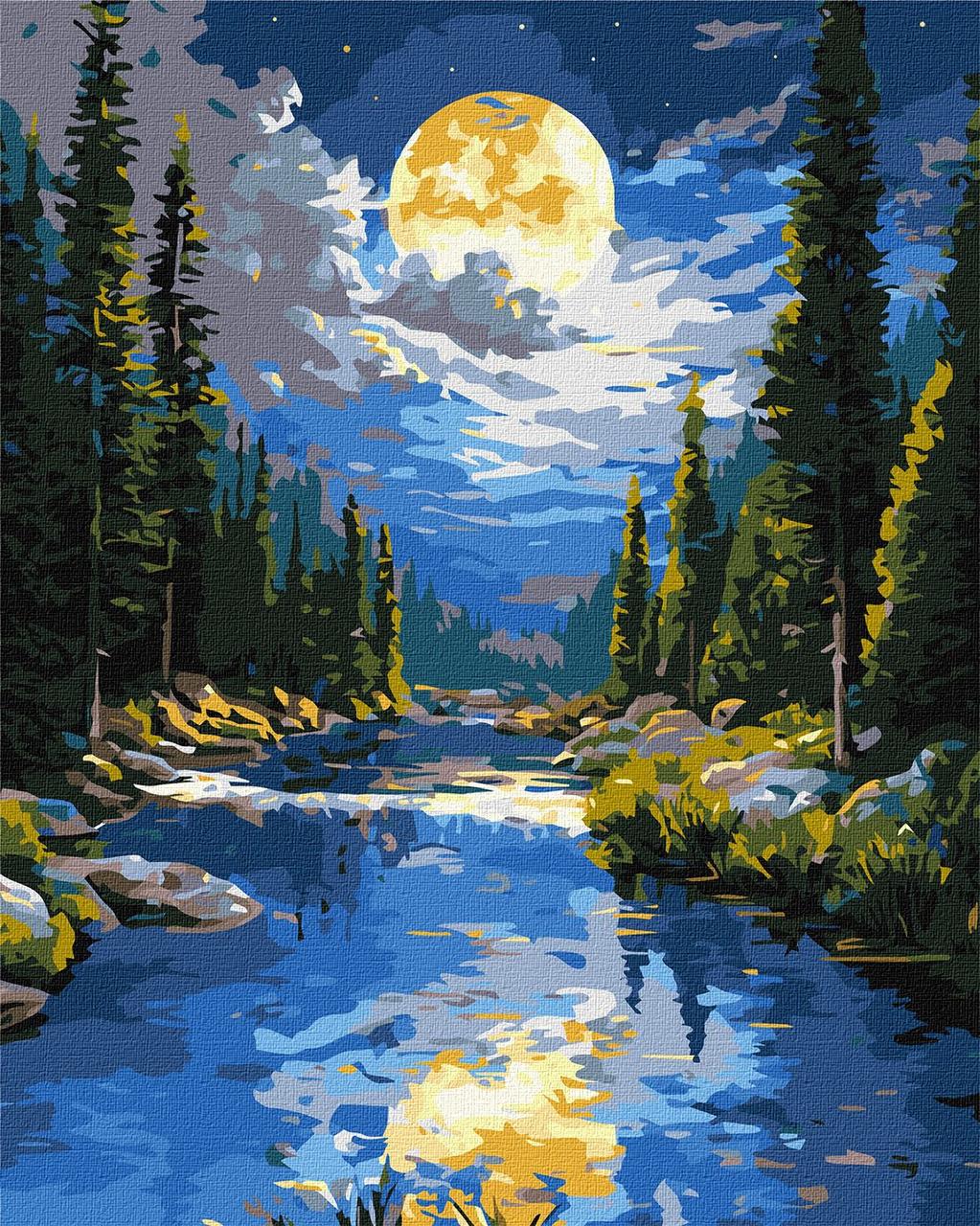 Картина по номерам Ideyka Под горным потоком 40х50 см (2847123859)