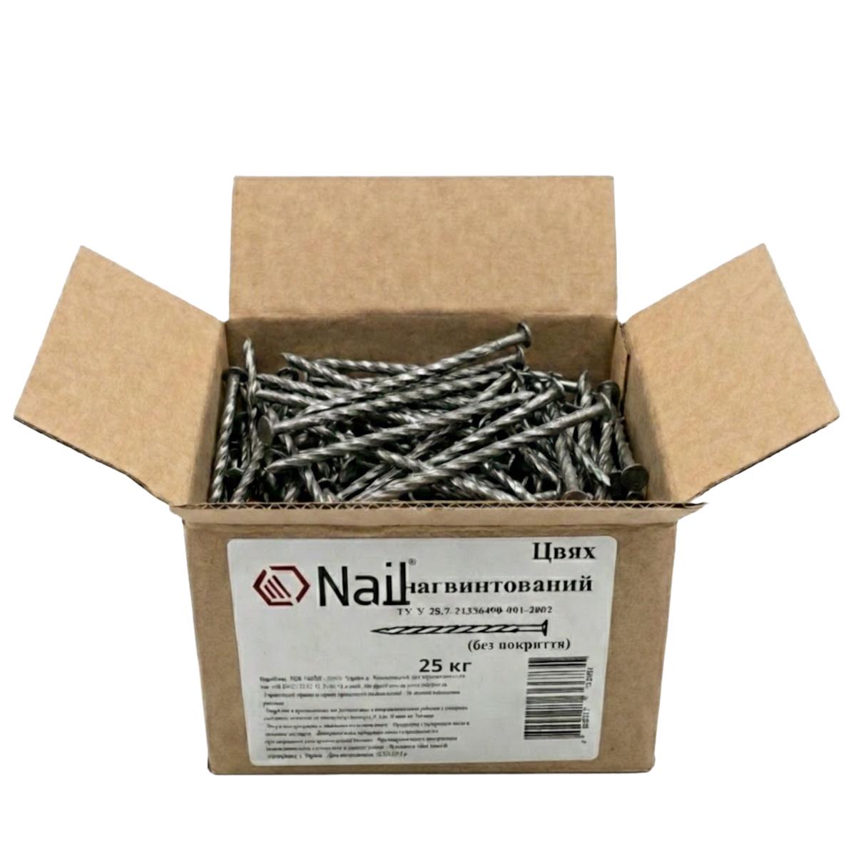 Гвозди навинтованные Nail 3,6х70 DIN 68163A бп упаковка 25 кг нефас 25 кг (405399)