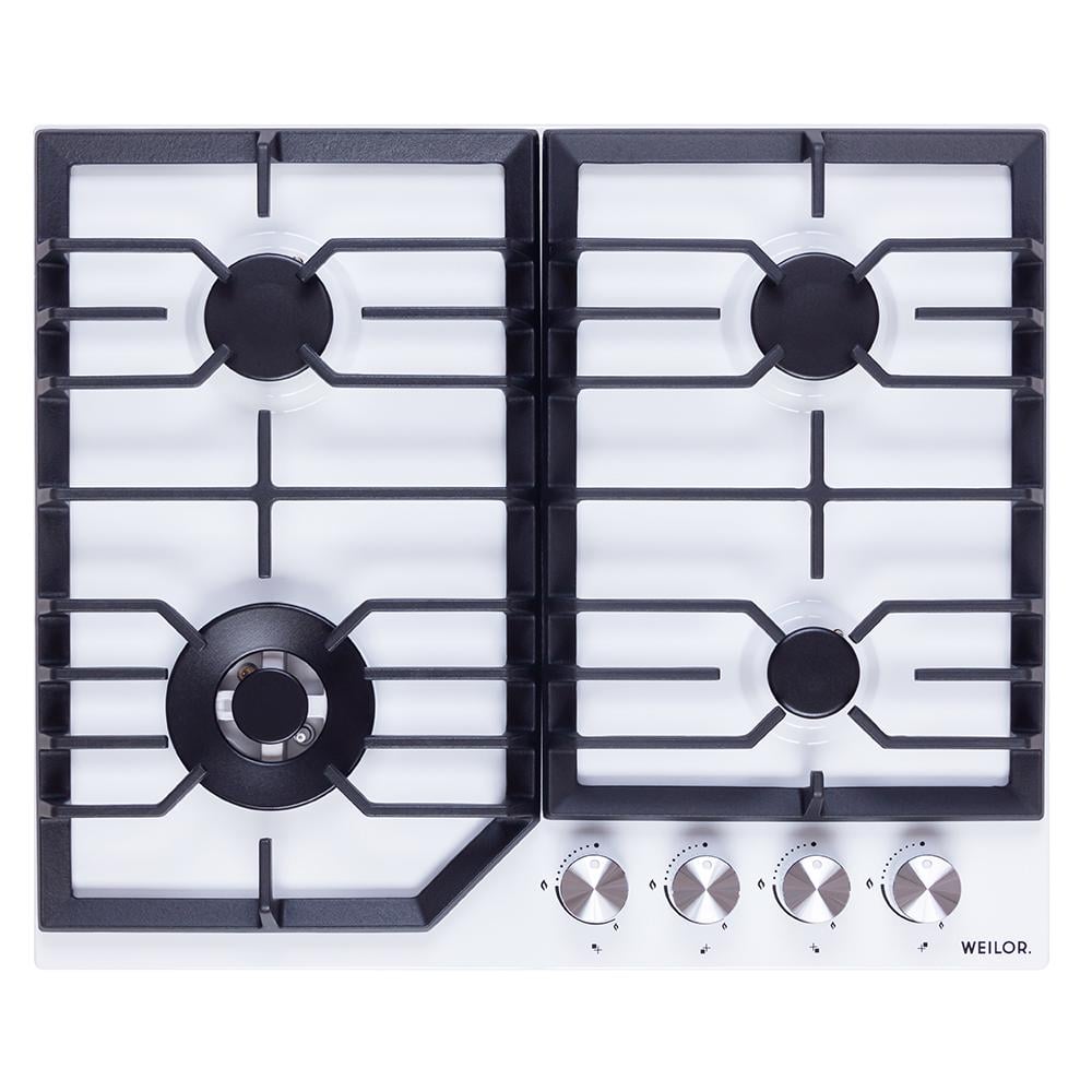 Варочная поверхность газовая на металле WEILOR GM W 624 White (5902767905534)