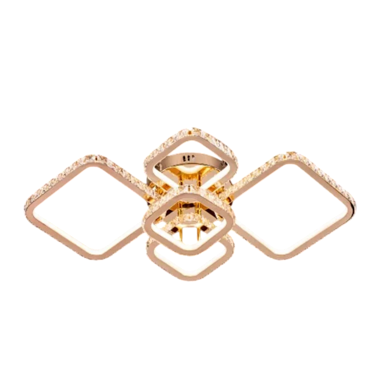 Люстра хрустальная Svet SY-7942/2/3 GD с пультом 250W (2579163867)