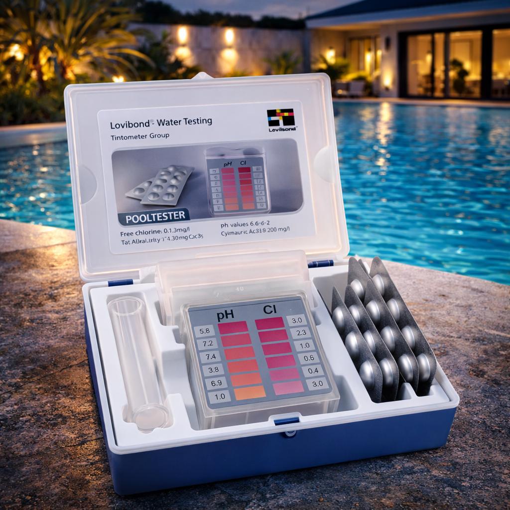 Тестер таблеточный для бассейна AquaDoctor pH/CL/Cy/Alk 5в1 20 тестов (23546)