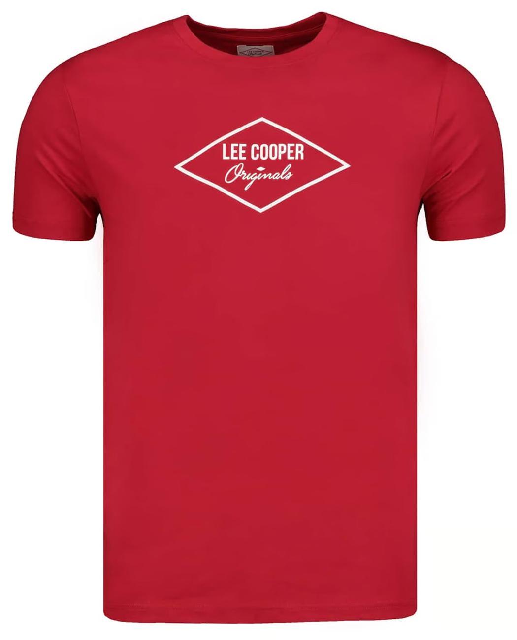 Футболка мужская Lee Cooper LCUMTEE04TPT M Красный (9911111146840)