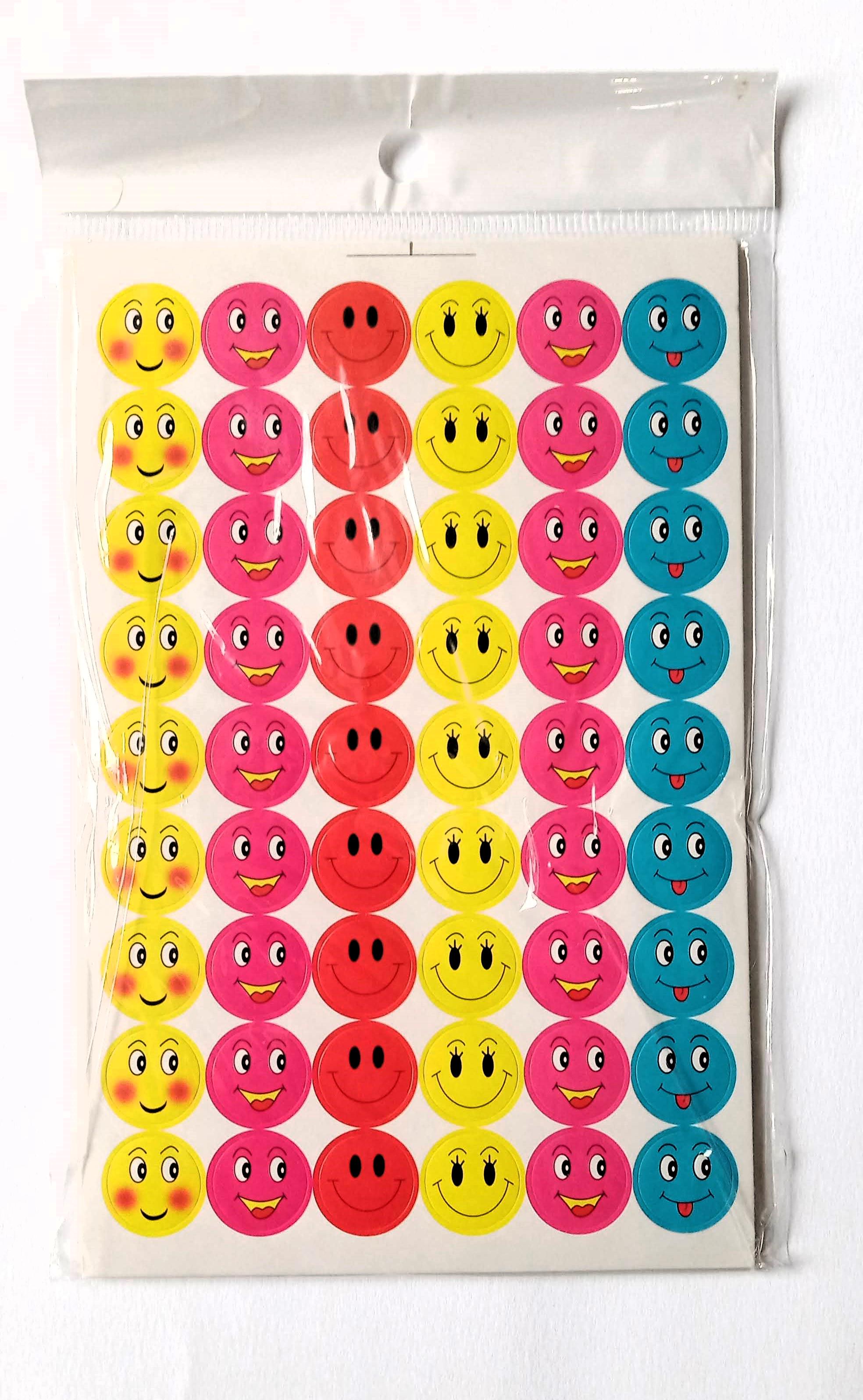 Наклейка для оценок смайлики разноцветные 10 л 540 шт. Наклейка для оценок смайлики разноцветные 10 л 540 шт.