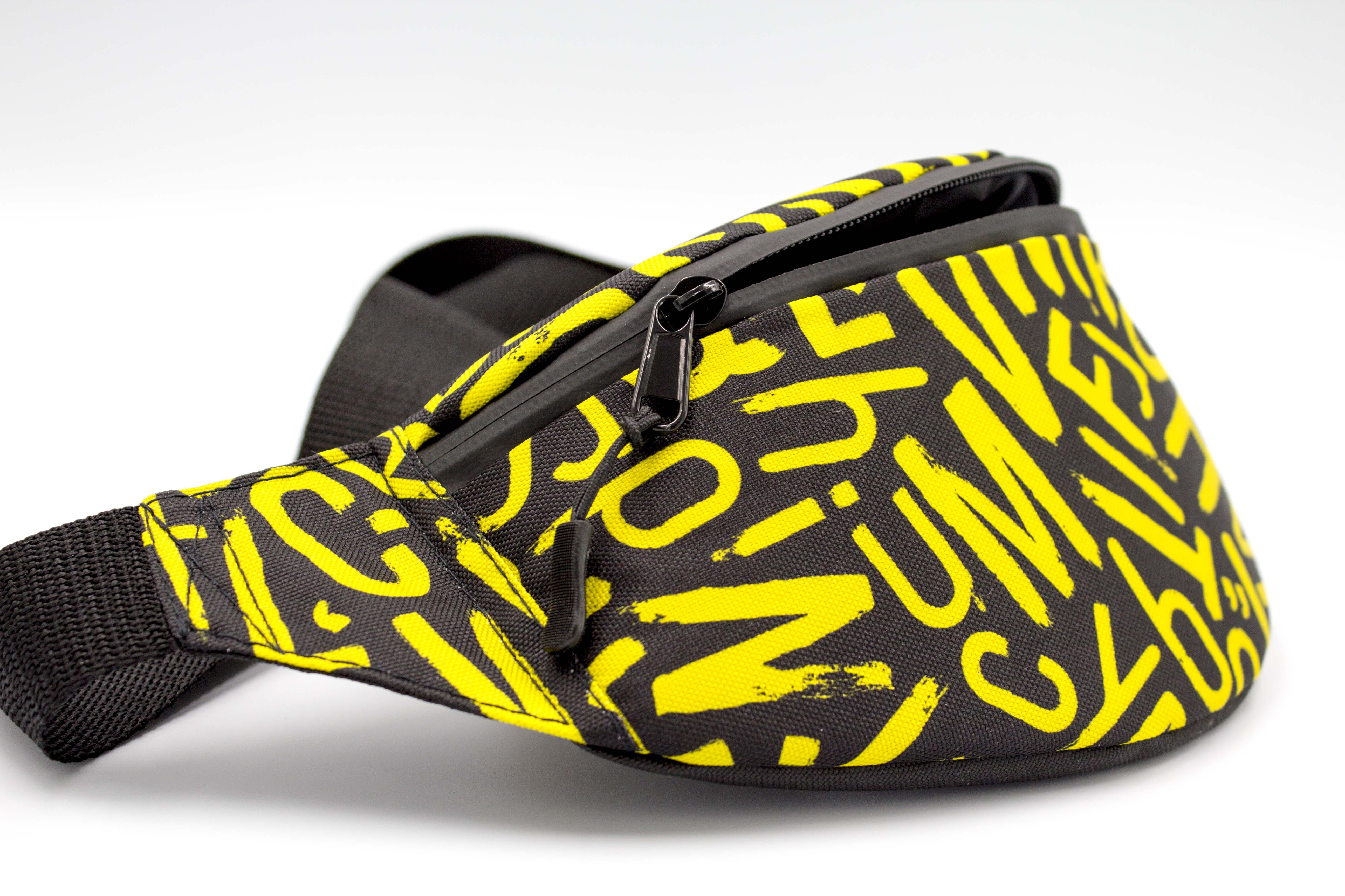 Сумка бананка Буквы Желтый (24415600) - фото 4 Сумка бананка Буквы Желтый (24415600) - фото 4