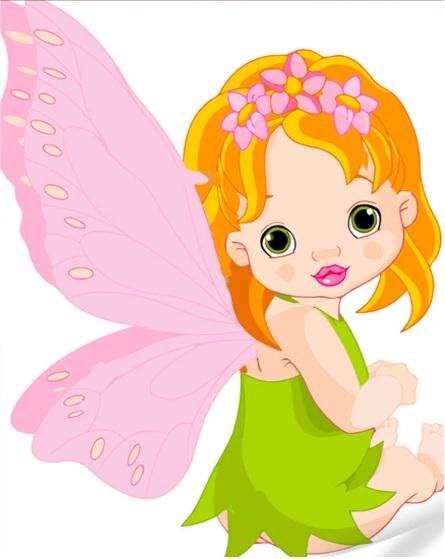 Картина по номерам Стратег Маленькая фея ss6683 30x40 см (MTT-167834)