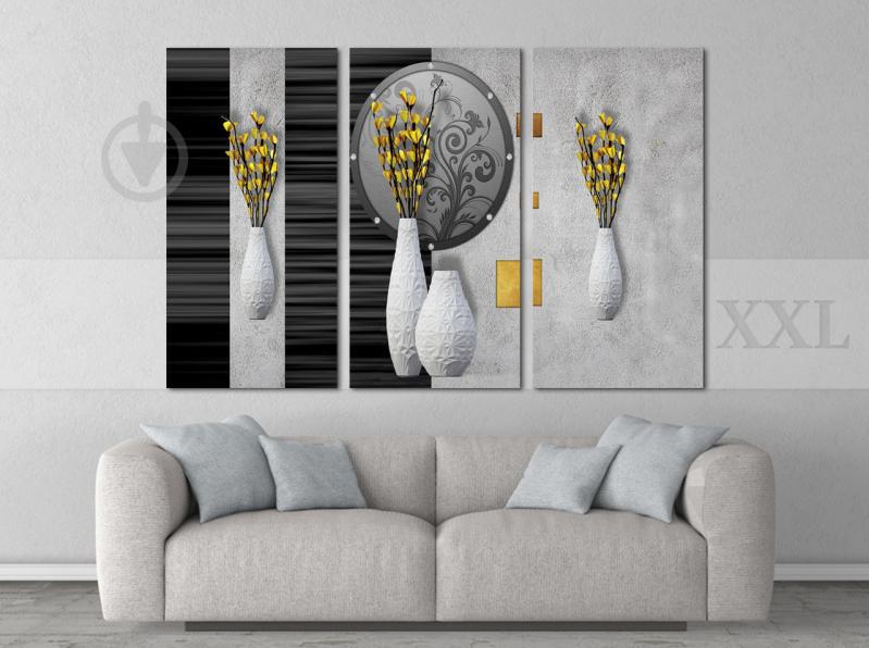 Модульна картина Poster-land Абстракція Квіти Art-210_XXL