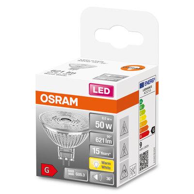 Світлодіодна лампа Osram 8 W 12 V 621 lm 36° 2700K GU5,3 низьковольтна рефлекторна (4058075433762) - фото 2