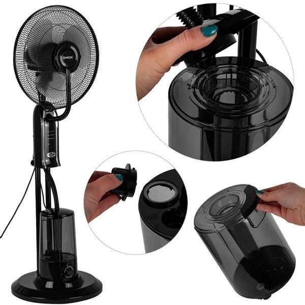 Вентилятор підлоговий Maltec Waterfall Aroma зі зволоженням повітря і пультом (689de84f) - фото 4