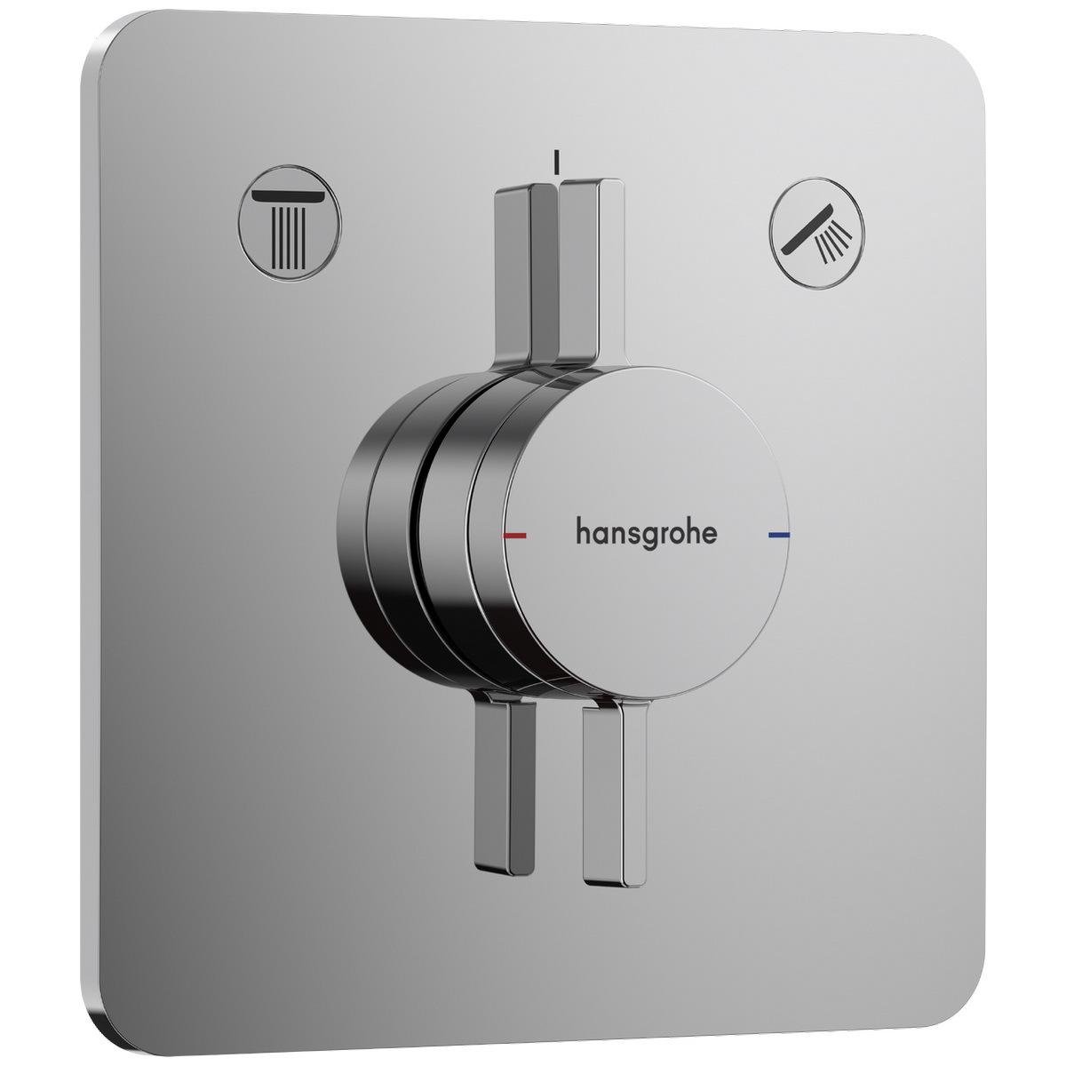 Наружная часть смесителя Hansgrohe DuoTurn Q 75414000 с переключателем Хром (195857)