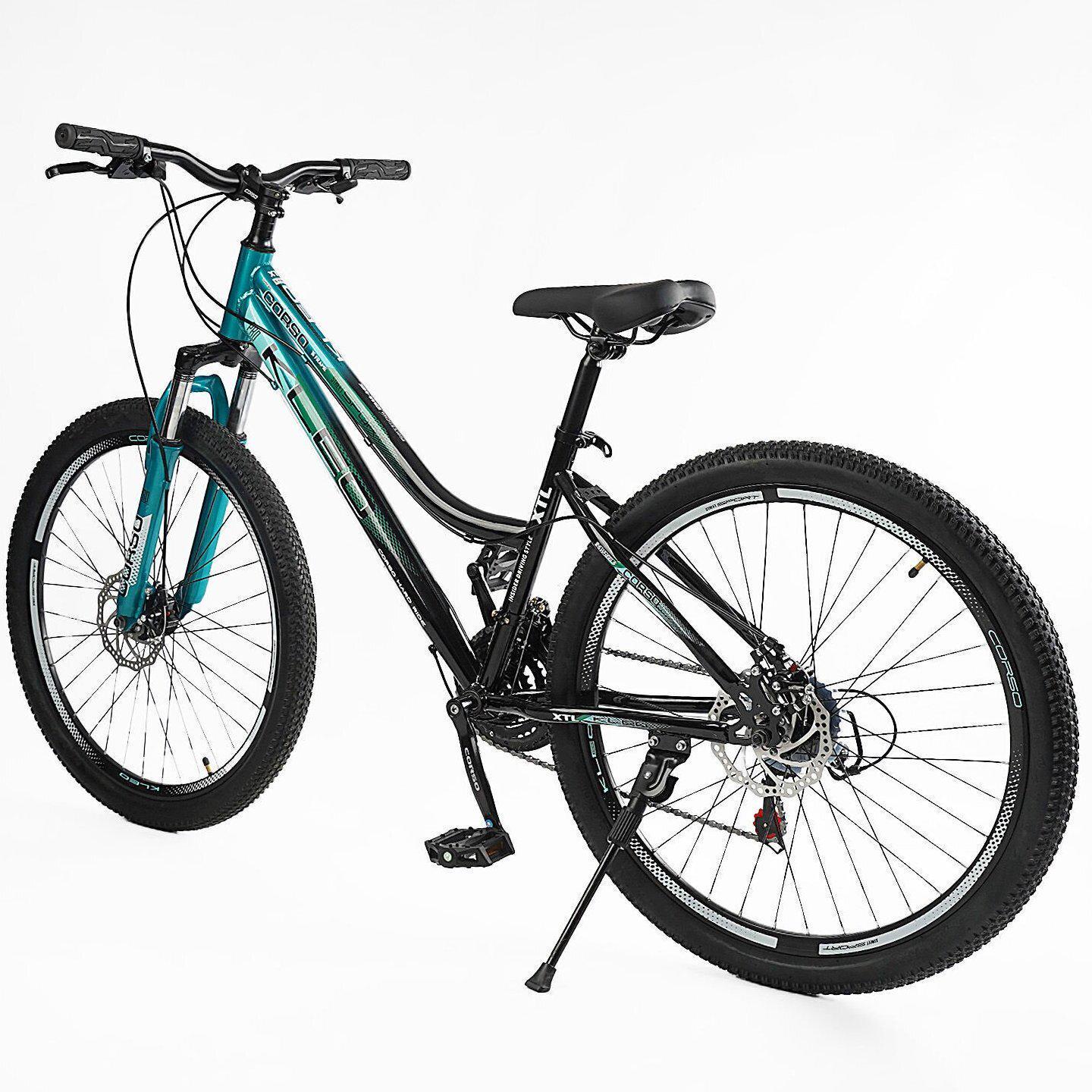 Велосипед горный Corso KLEO 26"/15" Бирюзовый (680345860) - фото 3 Велосипед горный Corso KLEO 26"/15" Бирюзовый (680345860) - фото 3