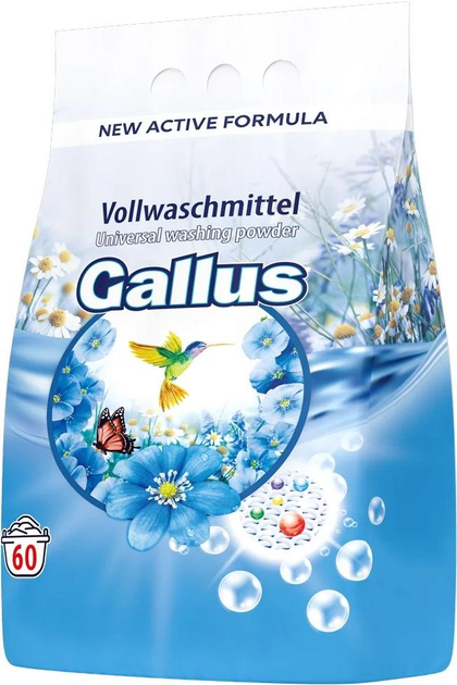 Порошок универсальный Gallus Vollwaschmittel на 60 стирок 3,9 кг