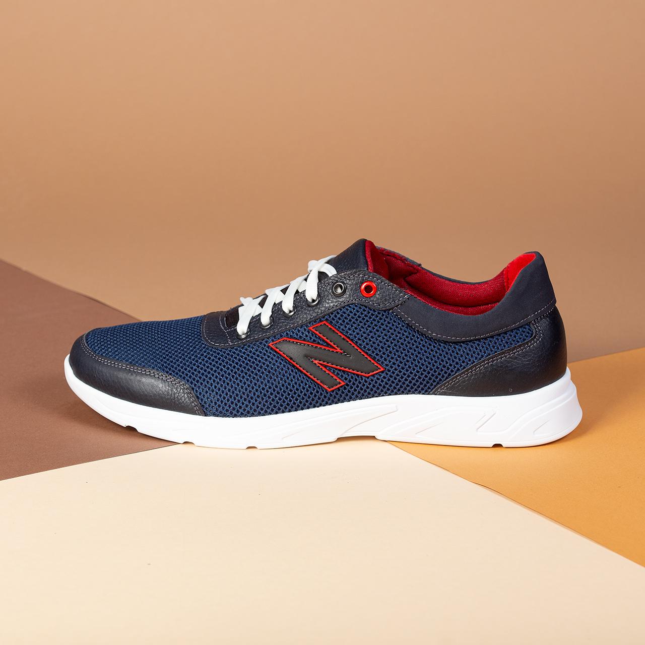 Кросівки чоловічі літні М-N батал р. 50 33 см Синій (28095436) - фото 4 Кросівки чоловічі літні М-N батал р. 50 33 см Синій (28095436) - фото 4