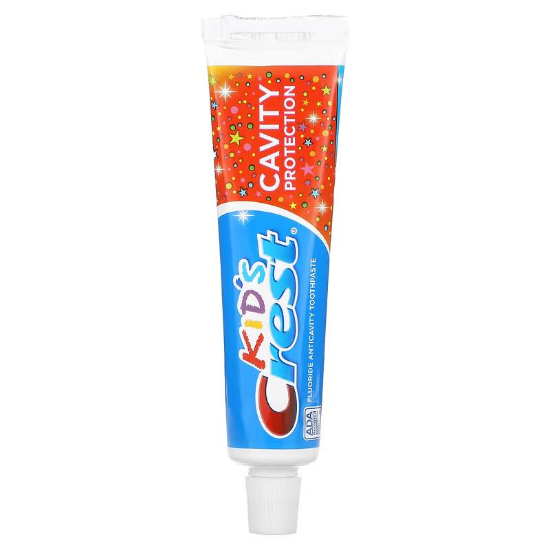 Зубна паста Crest Kids Fluoride Anticavity Toothpaste Sparkle Fun 130 г - фото 2 Зубна паста Crest Kids Fluoride Anticavity Toothpaste Sparkle Fun 130 г - фото 2