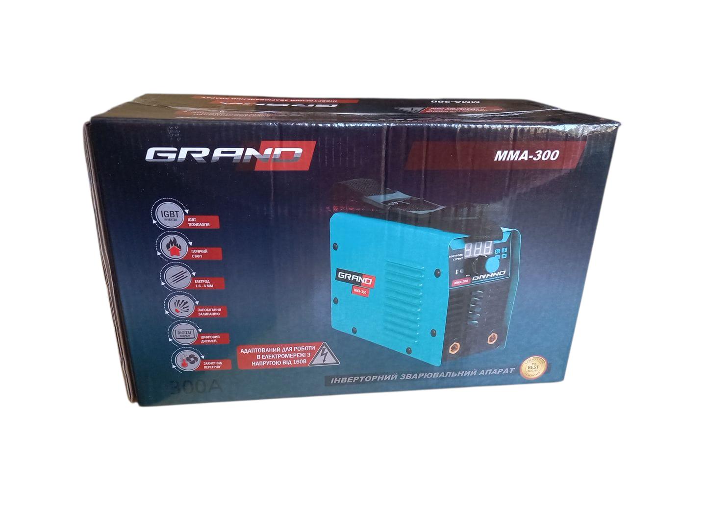 Инверторный сварочный аппарат Grand ММА-300 (29223907) - фото 6 Инверторный сварочный аппарат Grand ММА-300 (29223907) - фото 6