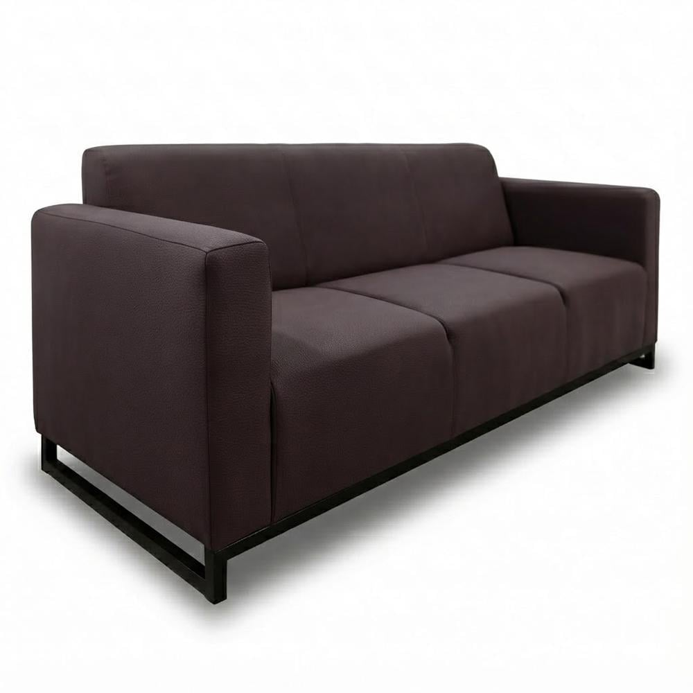 Диван Kansas экокожа Coffe металлический каркас 210х75х88 см Brown (rich_sofa_00317)