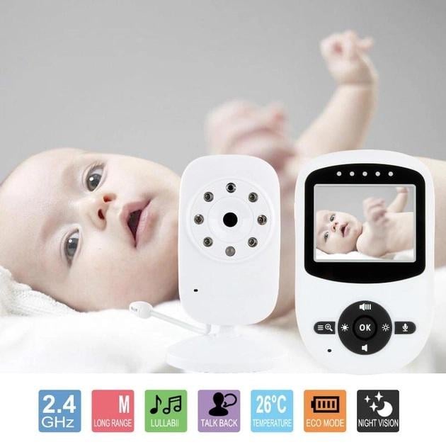 Відеоняня Baby Monitor SM-24 цифрова бездротова (14991213) - фото 4