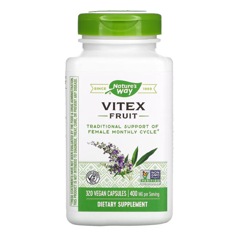 Плоды витекса священного Nature's Way Vitex Fruit 400 mg (320 капс.) Плоды витекса священного Nature's Way Vitex Fruit 400 mg (320 капс.)