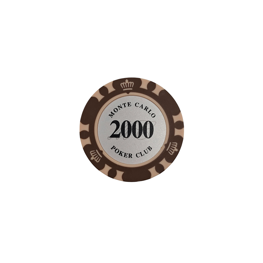 Фишка для покера номинал 2000 1 шт.