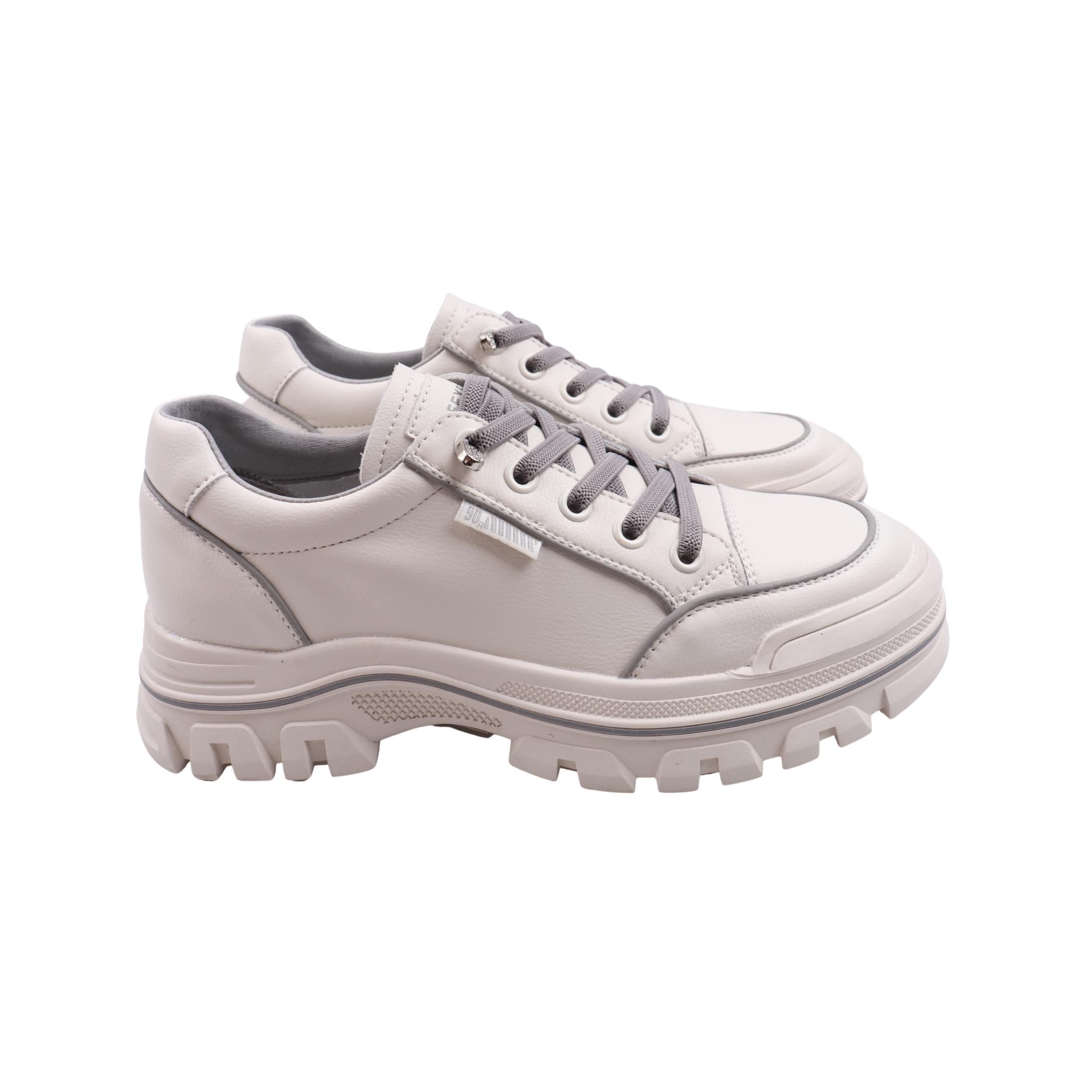 Кеды женские Li Fexpert из кожи р. 40 Молочный (1302-23DTS)