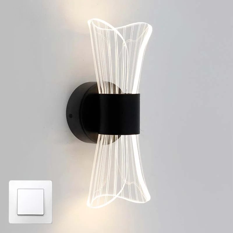 Светильник светодиодный ESLLSE DIO 12 Вт 230х80х95мм Черный (10131-1)