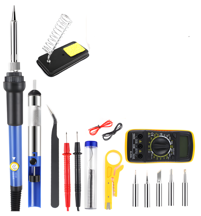 Набор для пайки с мультиметром VC830L паяльник/инструменты/чехол для хранения (12786 )