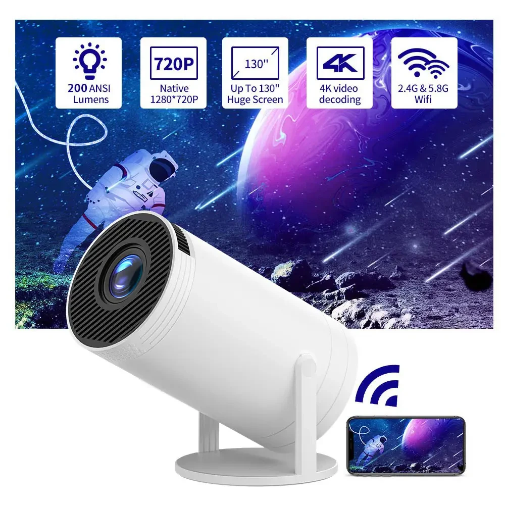 Проектор міні Magcubic HY300 Android 12 З підтримкою Wi-Fi Bluetooth 4K UHD (HY300) - фото 2