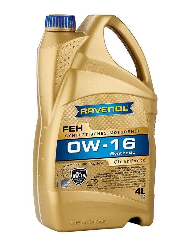 Моторне мастило RAVENOL FEH SAE 0W-16 4 л (1112115-004) - фото 1