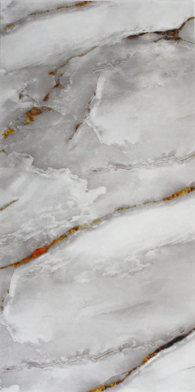 PET-панель самоклеющаяся глянцевая 600х300х2,5 мм Облачный серый (VN3-108)