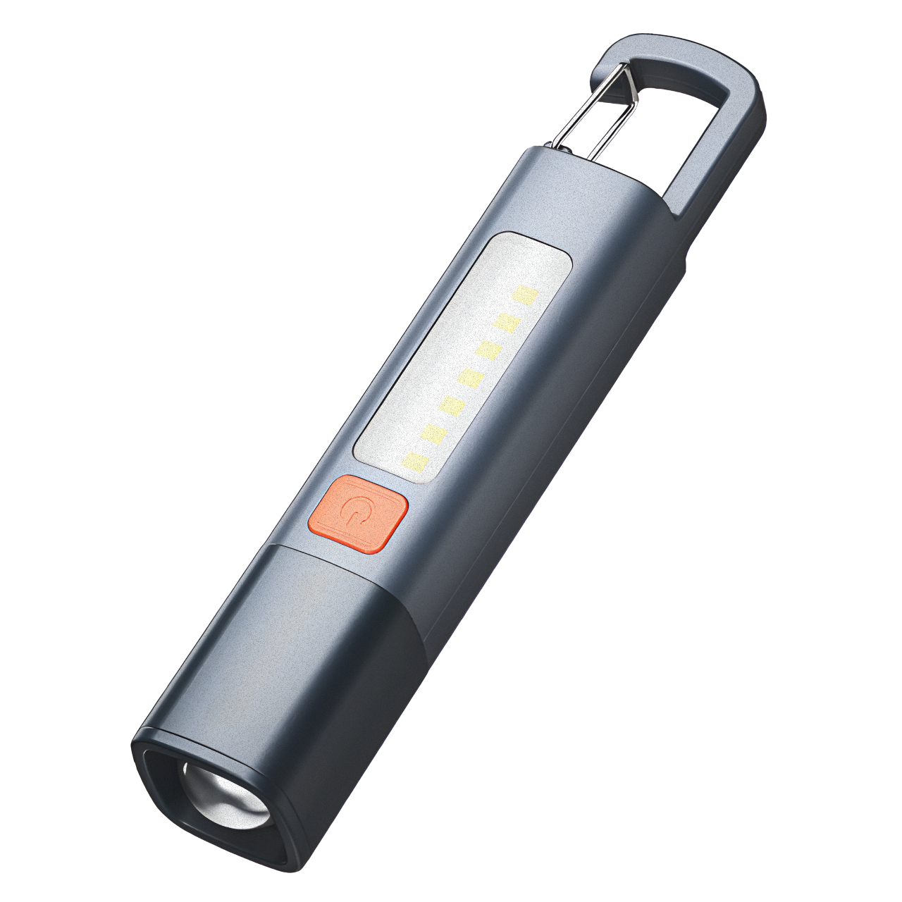 Фонарик с боковым прожектором 1200Lm Серый (1756906103719)