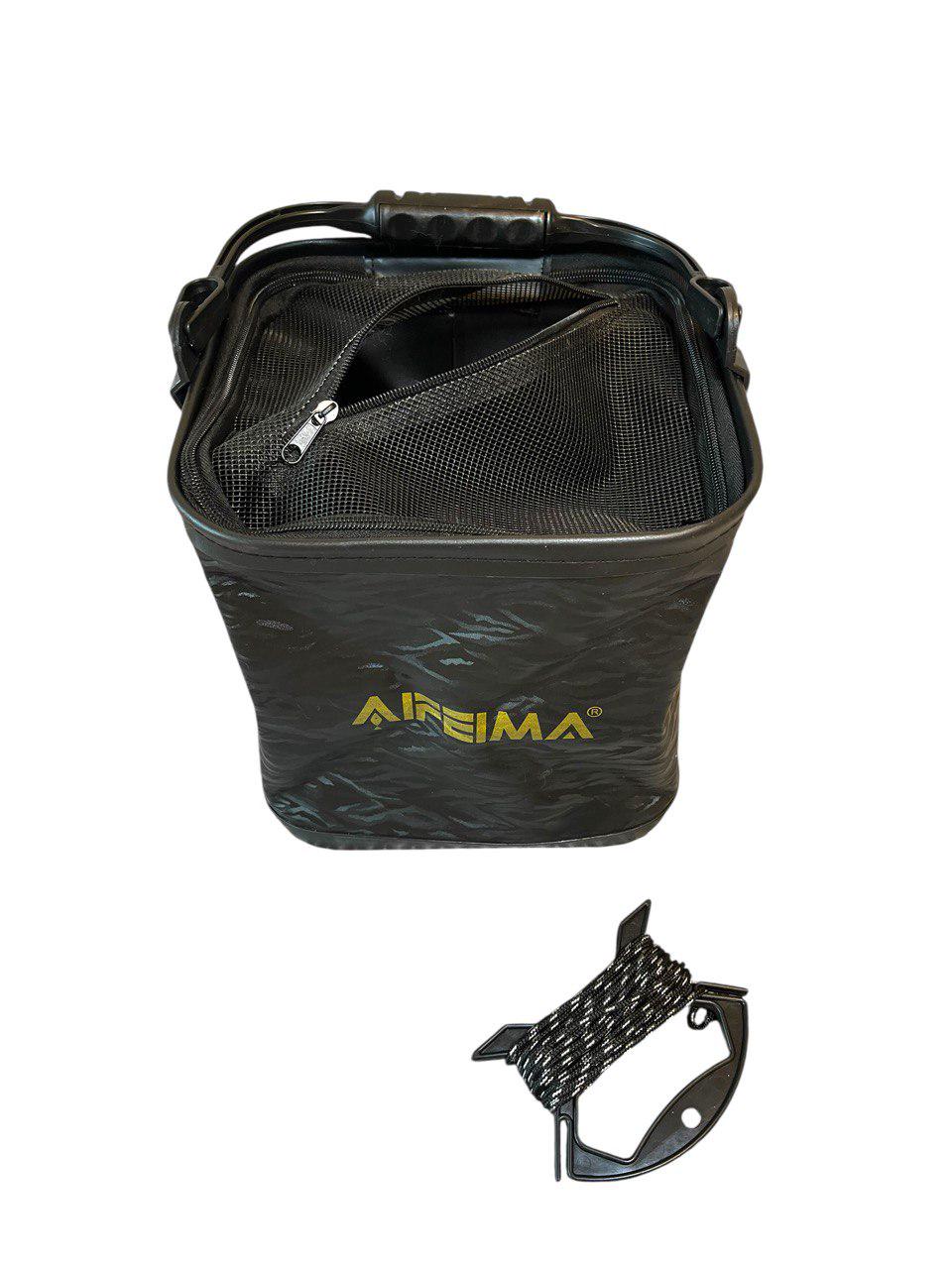 Відро ПВХ Feima ущільнене для підгодовування або живця 24х24х23 см (2207430176) - фото 2