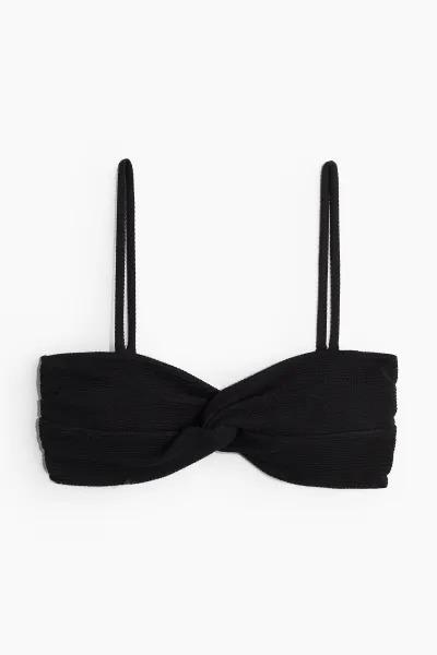 Купальный топ H&M р. 40 Черный (1211643)