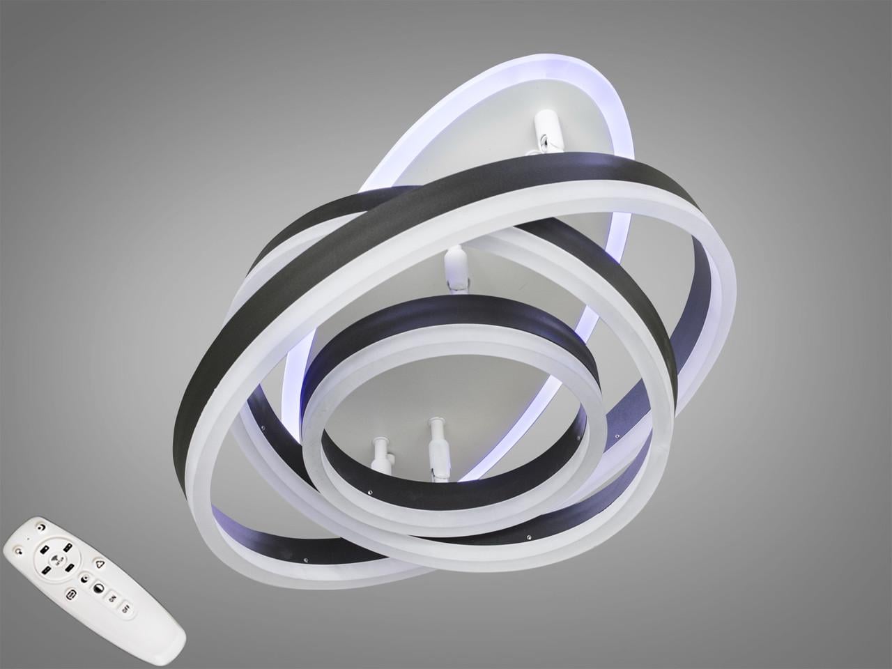 Люстра потолочная с диммером LED 7004/3BK 3col dim (2437589149)