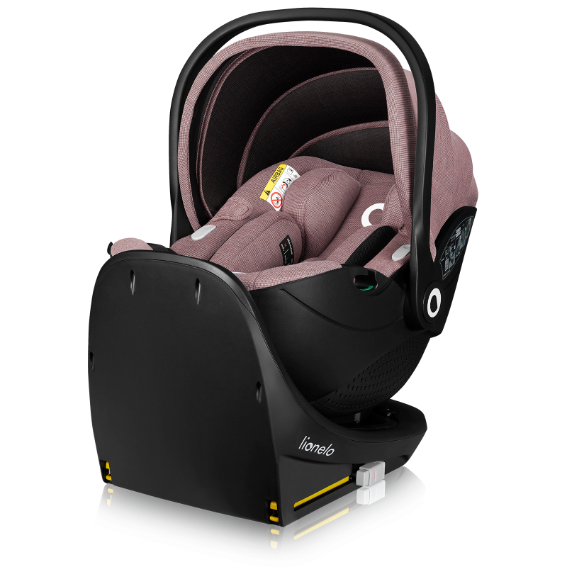 База з автокріслом Lionelo MOXIE I-size set Mauve Pink - фото 3 База з автокріслом Lionelo MOXIE I-size set Mauve Pink - фото 3