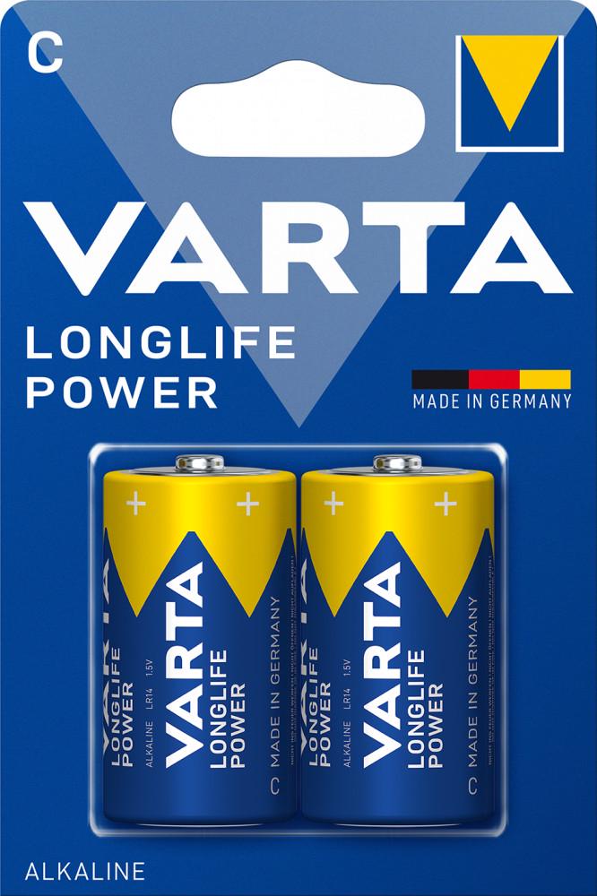 Батарейка Varta Longlife Power 1,5 V C/LR14 2 шт. (101672)