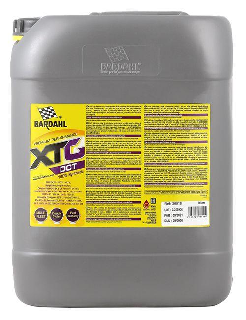 Трансмиссионное масло Bardahl XTG DCT 20 л (36518)