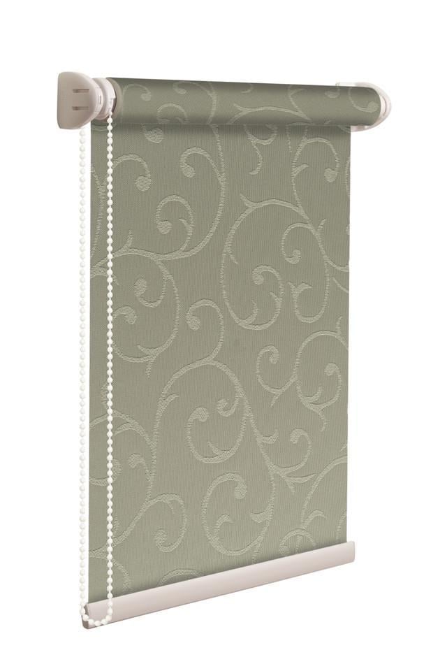 Рулонная штора NewTex Акант LUX 72х165 см Серый (2267)