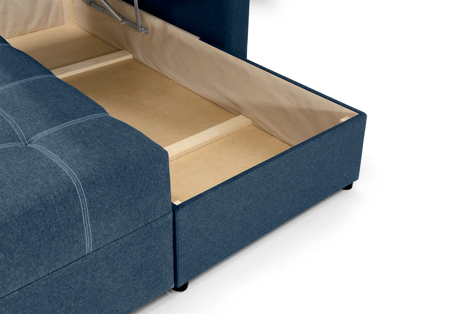 Диван угловой Олимп 300х220 см Джинсовый (28118806) - фото 7