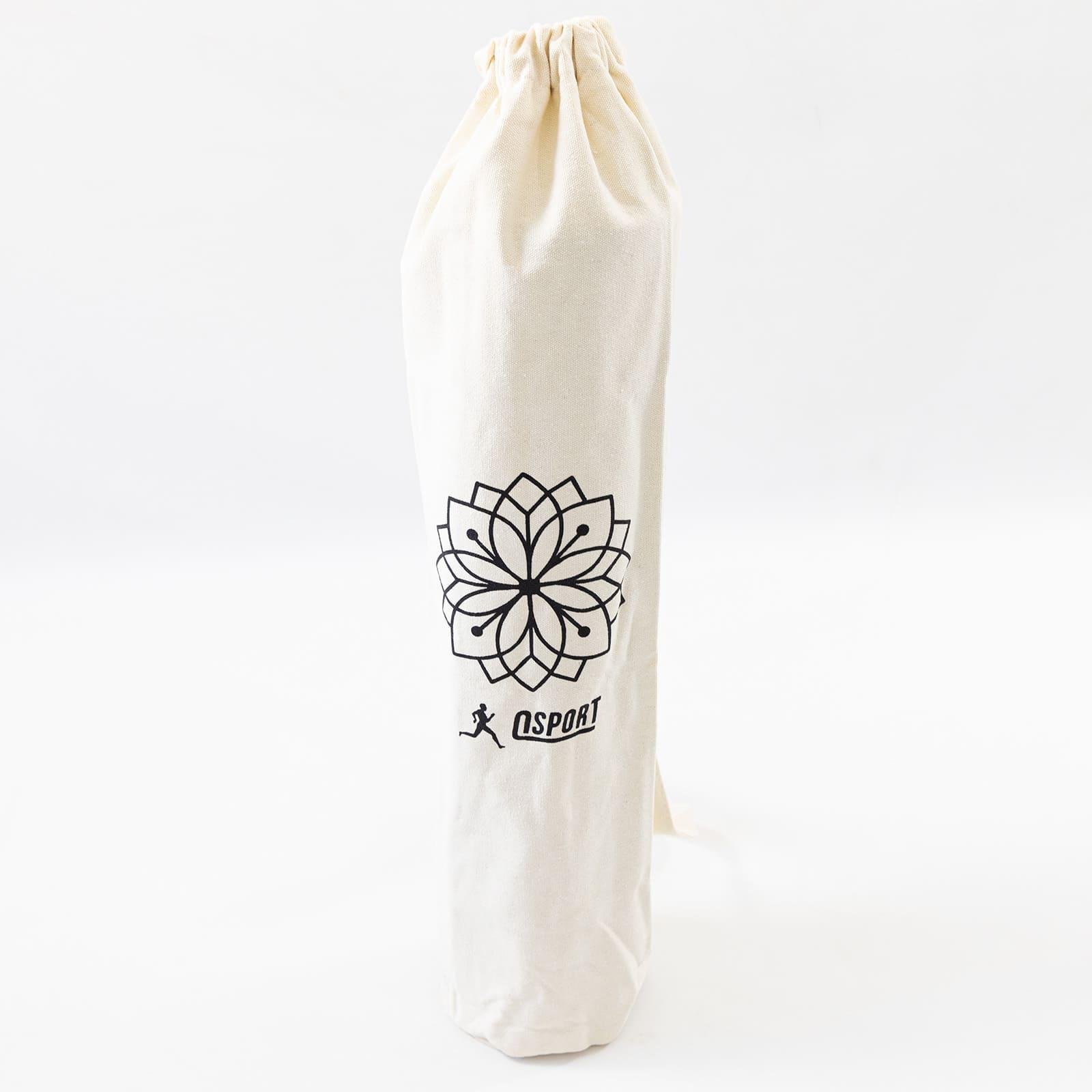 Чохол для килимка OSPORT для йоги/фітнесу та туризму з канвасу Білий (OF-0289)