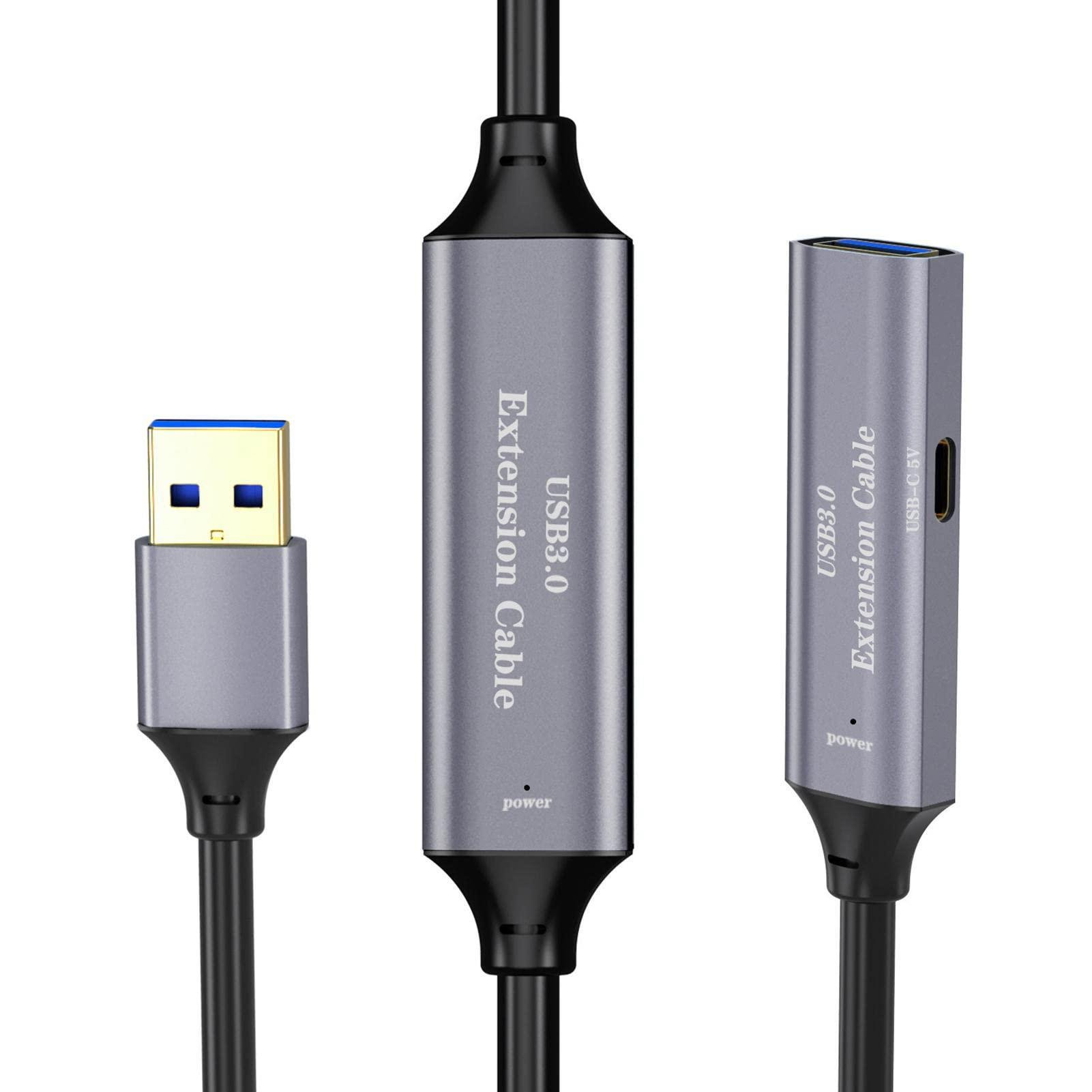 Кабель з активним підсиленням USB AM/AF Extension cable with Chip 2 з портом Type-C 15М (14197578) - фото 3