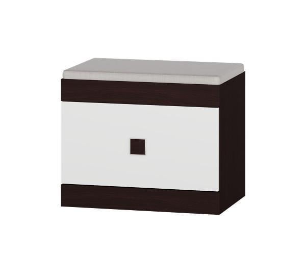 Тумба для обуви Еверест Соната ТО-600 Венге/Белый (115426)