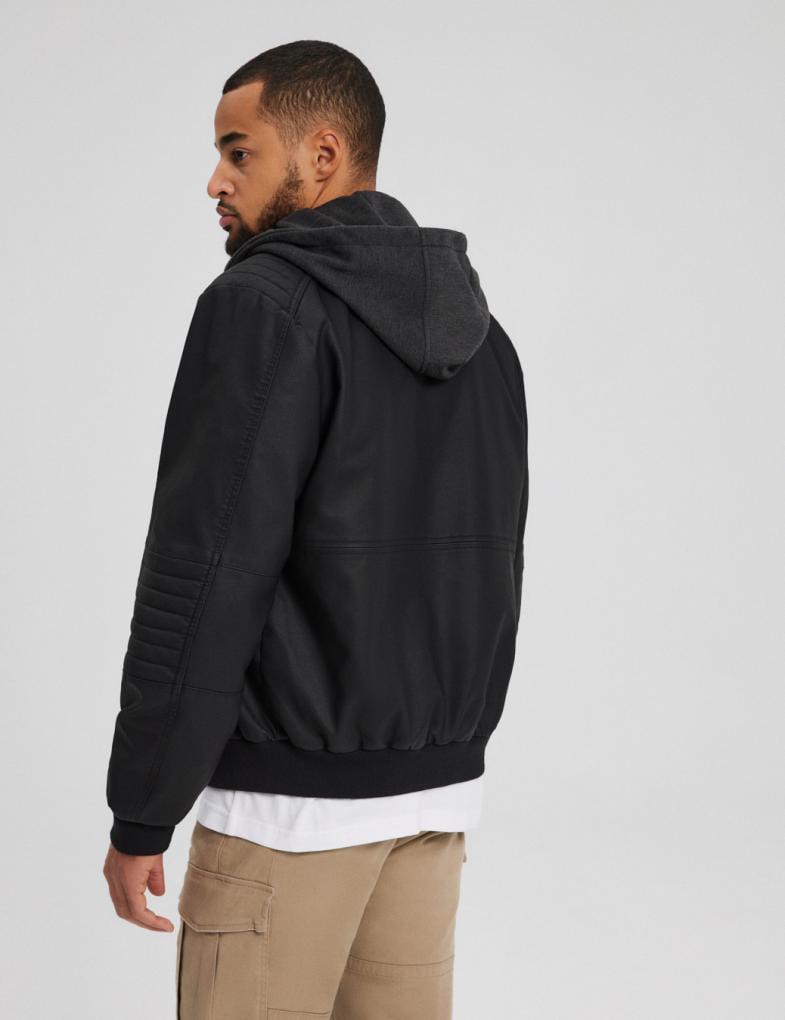 Куртка мужская из искусственной кожи Diverse WILMOR M Черный (5902598960887) - фото 2