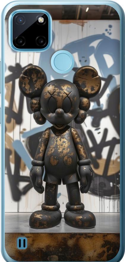 Чехол на Realme C25Y Bronze kaws v2 (6098u-2553-42517)