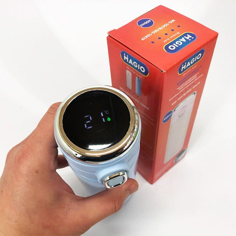 Термос Magio MG-1047B SMART вакуумний 400 мл Blue (23252070) - фото 7 Термос Magio MG-1047B SMART вакуумний 400 мл Blue (23252070) - фото 7